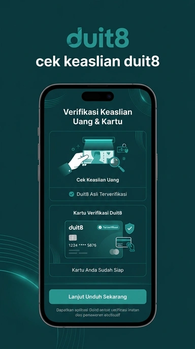 Tampilan kanal resmi duit8